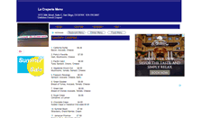Desktop Screenshot of lacreperie.menutoeat.com