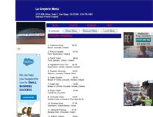Tablet Screenshot of lacreperie.menutoeat.com