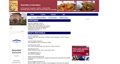 Desktop Screenshot of greatwokofchina.menutoeat.com