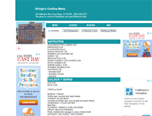 Tablet Screenshot of gringoscantina.menutoeat.com
