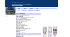 Desktop Screenshot of nomarestaurants.menutoeat.com
