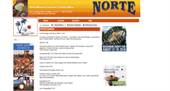 Desktop Screenshot of nortemexicanrestaurant.menutoeat.com