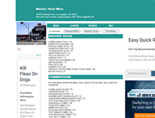 Tablet Screenshot of machostacos.menutoeat.com